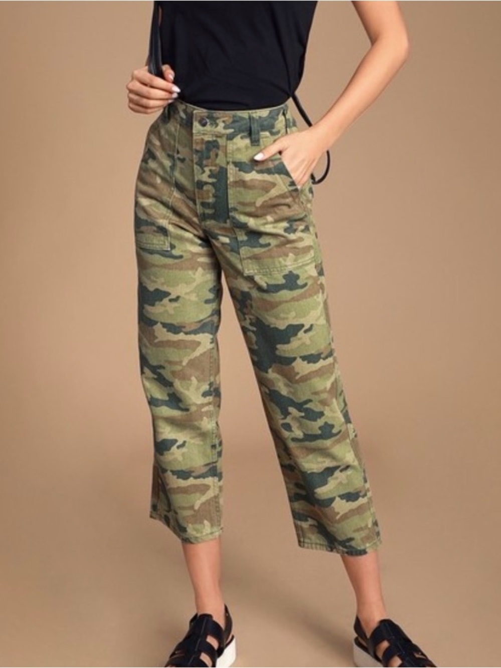 Free People Remy Camo Pants 27